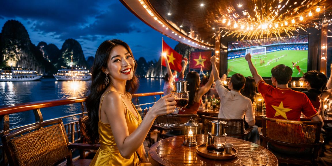 Người dùng tại Hạ Long xem tỷ lệ kèo bóng đá buổi sáng bên tách cà phê